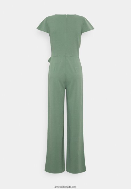 Anna Field Women Jumpsuit Light Green H42J4Z869