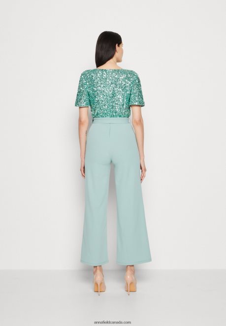 Anna Field Women Jumpsuit Light Green H42J4Z904