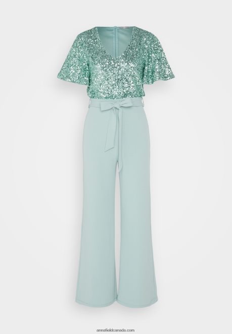 Anna Field Women Jumpsuit Light Green H42J4Z904