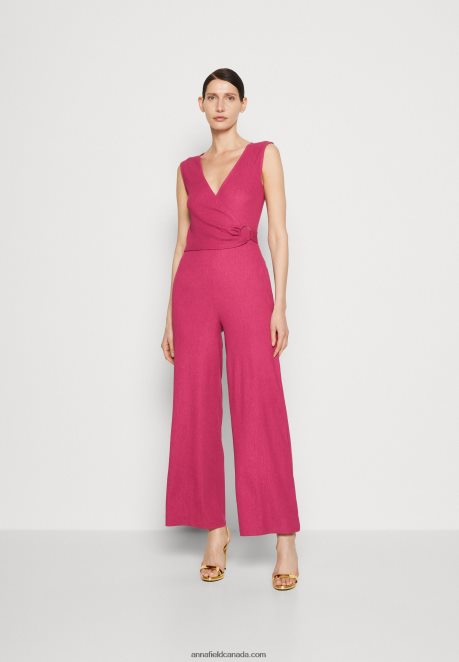 Anna Field Women Jumpsuit Pink H42J4Z885