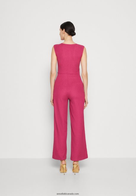 Anna Field Women Jumpsuit Pink H42J4Z885