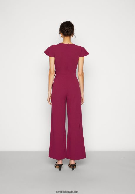 Anna Field Women Jumpsuit Purple H42J4Z903
