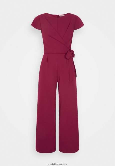 Anna Field Women Jumpsuit Purple H42J4Z903
