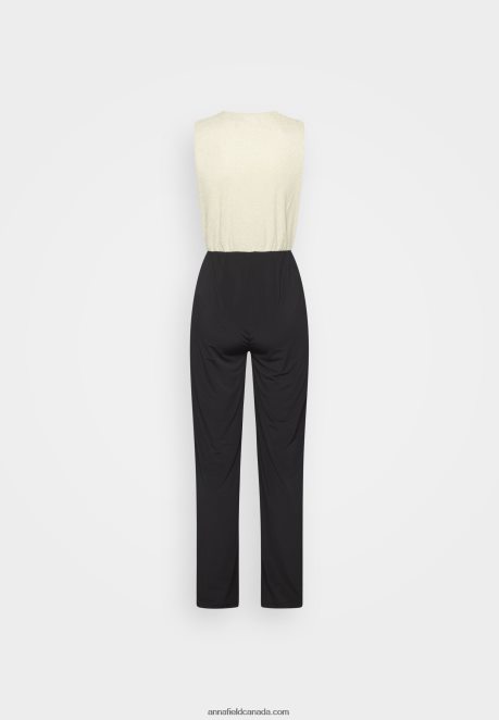 Anna Field Women Lurex Top Jumpsuit Black H42J4Z877