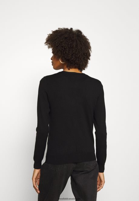 Anna Field Women Cardigan Black H42J4Z817