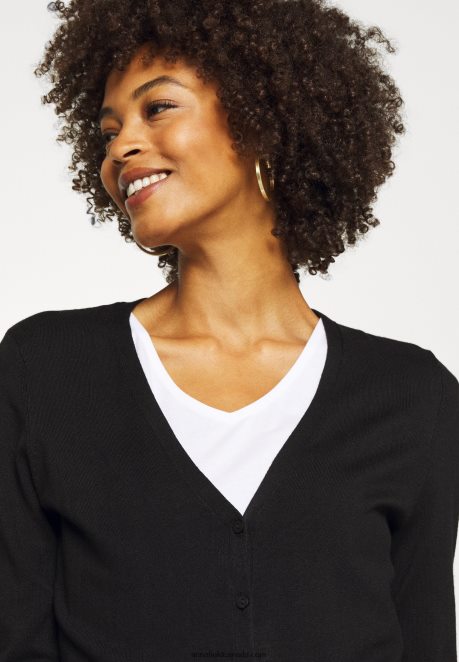 Anna Field Women Cardigan Black H42J4Z817