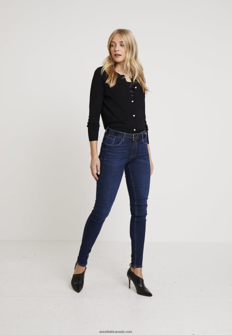 Anna Field Women Cardigan Black H42J4Z820