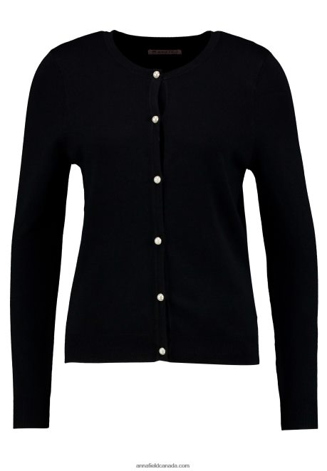 Anna Field Women Cardigan Black H42J4Z820