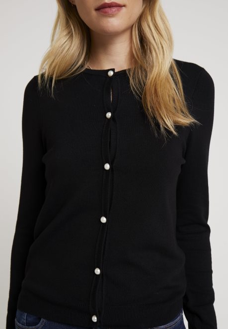 Anna Field Women Cardigan Black H42J4Z820