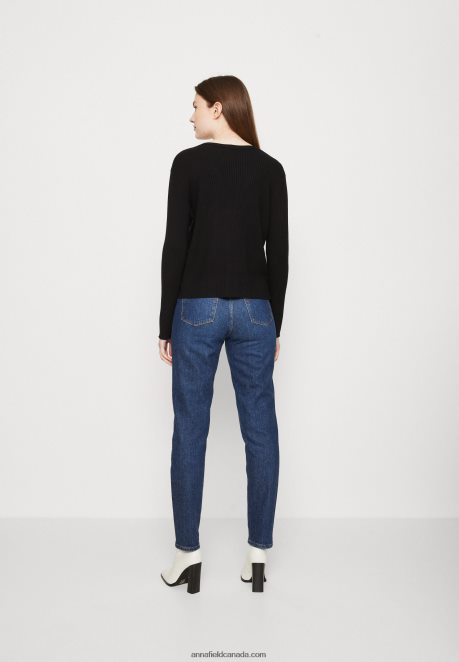 Anna Field Women Cardigan Black H42J4Z824