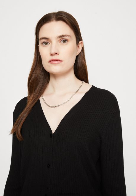 Anna Field Women Cardigan Black H42J4Z824