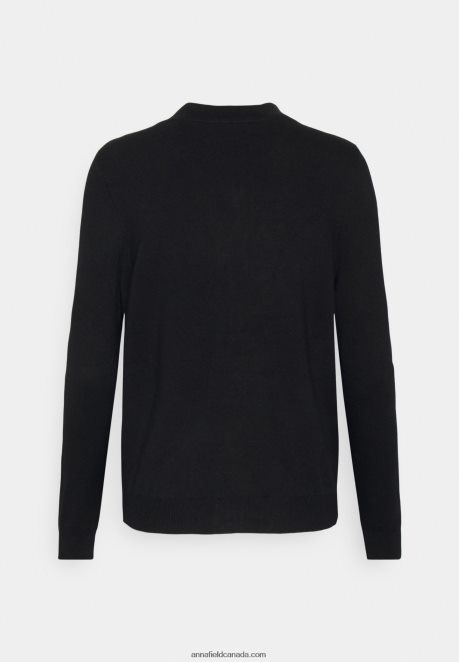 Anna Field Women Cardigan Black H42J4Z828