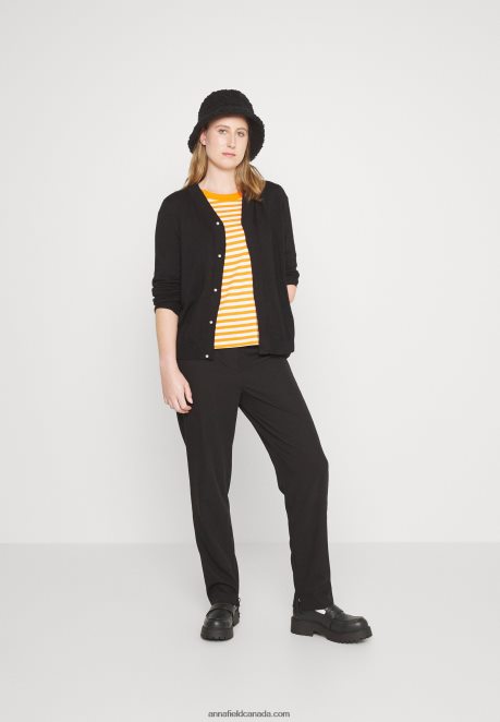 Anna Field Women Cardigan Black H42J4Z828
