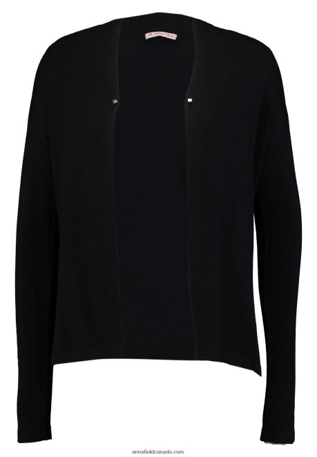 Anna Field Women Cardigan Black H42J4Z831