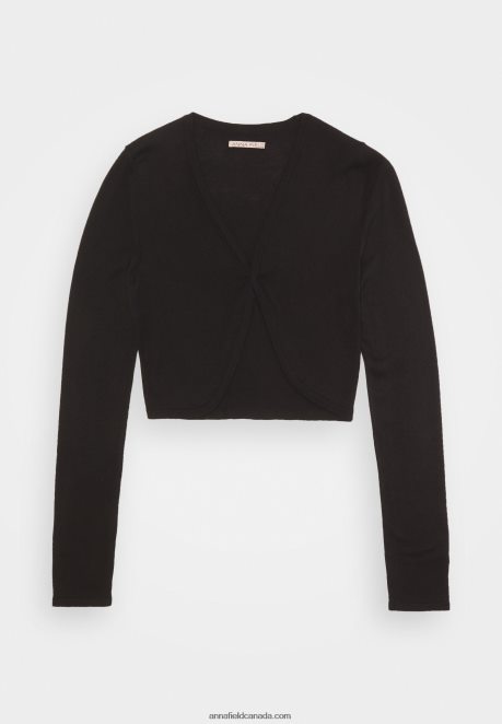 Anna Field Women Cardigan Black H42J4Z832