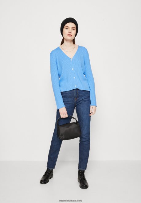 Anna Field Women Cardigan Blue H42J4Z829