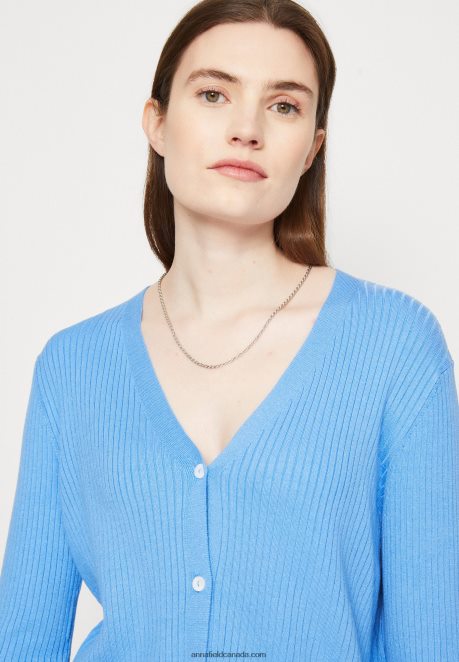 Anna Field Women Cardigan Blue H42J4Z829