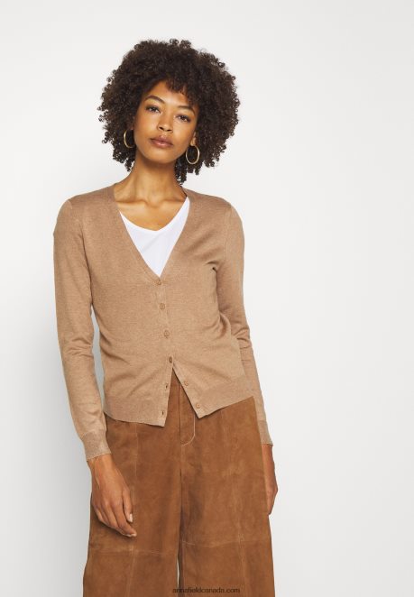 Anna Field Women Cardigan Camel H42J4Z818