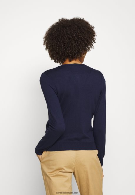 Anna Field Women Cardigan Dark Blue H42J4Z819