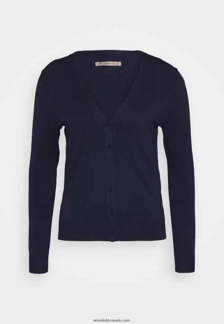 Anna Field Women Cardigan Dark Blue H42J4Z819