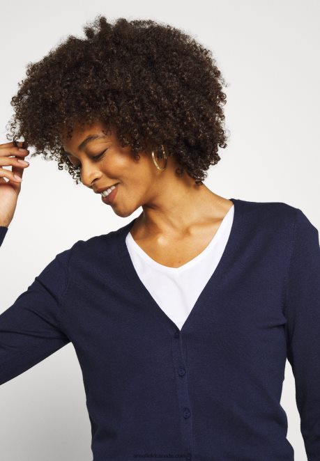 Anna Field Women Cardigan Dark Blue H42J4Z819