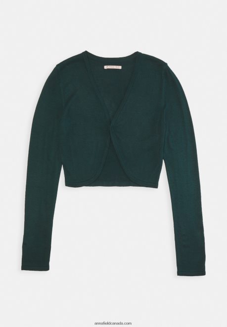 Anna Field Women Cardigan Dark Green H42J4Z830