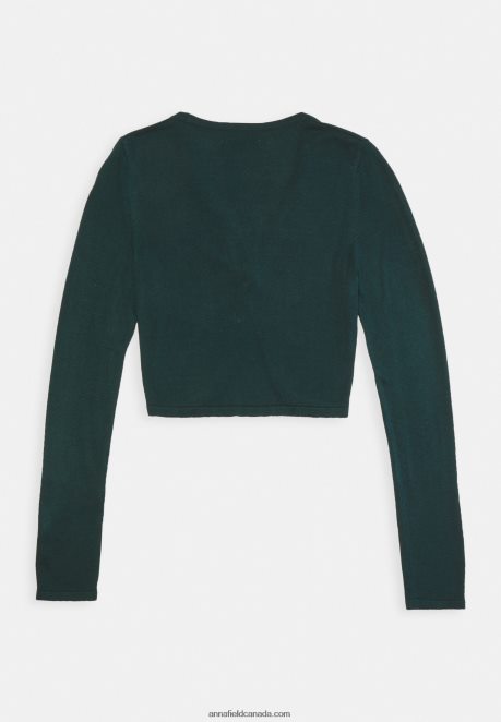 Anna Field Women Cardigan Dark Green H42J4Z830