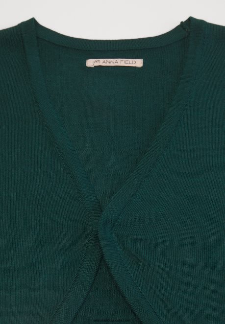Anna Field Women Cardigan Dark Green H42J4Z830