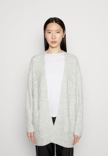 Anna Field Women Cardigan Mottled Grey H42J4Z821