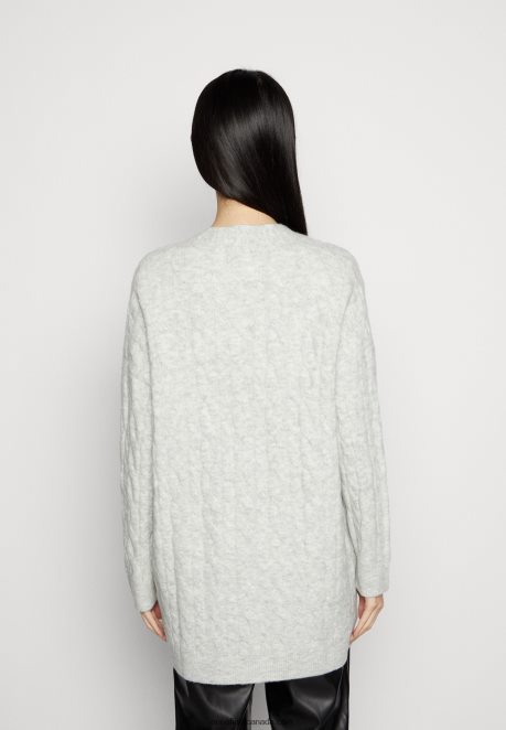 Anna Field Women Cardigan Mottled Grey H42J4Z821