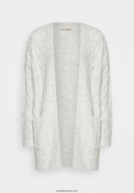 Anna Field Women Cardigan Mottled Grey H42J4Z821