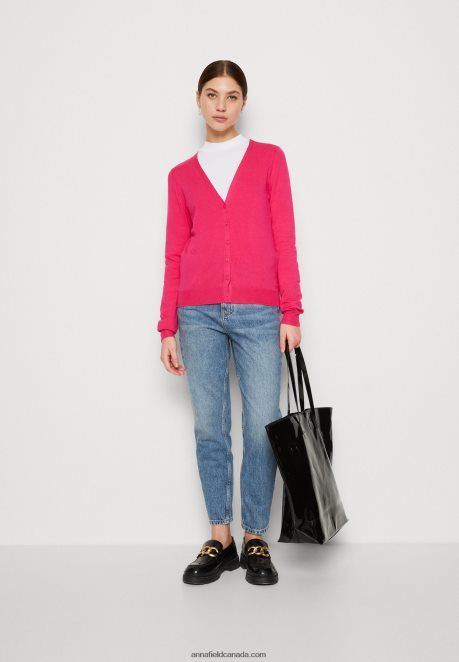Anna Field Women Cardigan Pink H42J4Z826