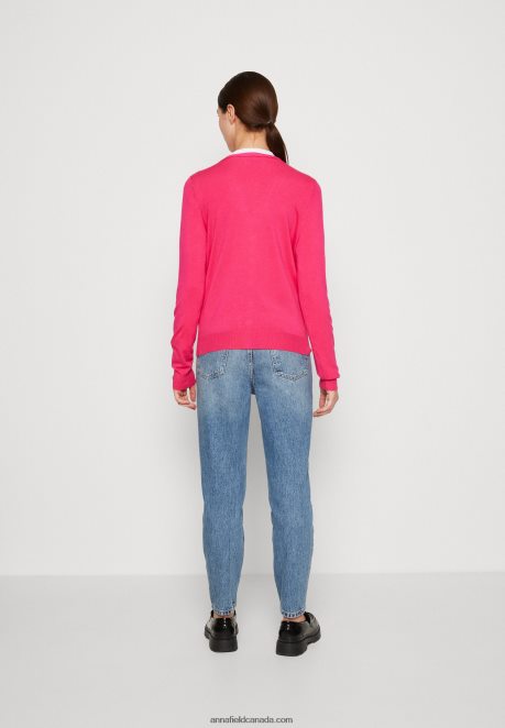 Anna Field Women Cardigan Pink H42J4Z826