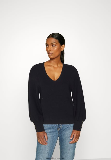 Anna Field Women Jumper Black H42J4Z850