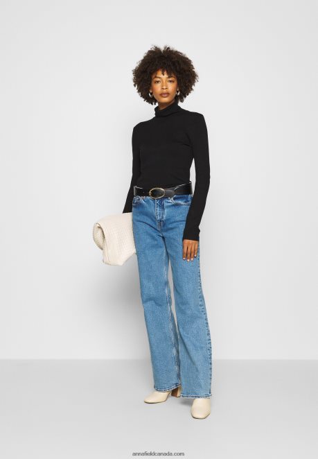 Anna Field Women Jumper Black H42J4Z852