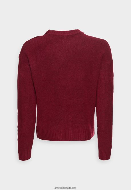 Anna Field Women Jumper Bordeaux H42J4Z846