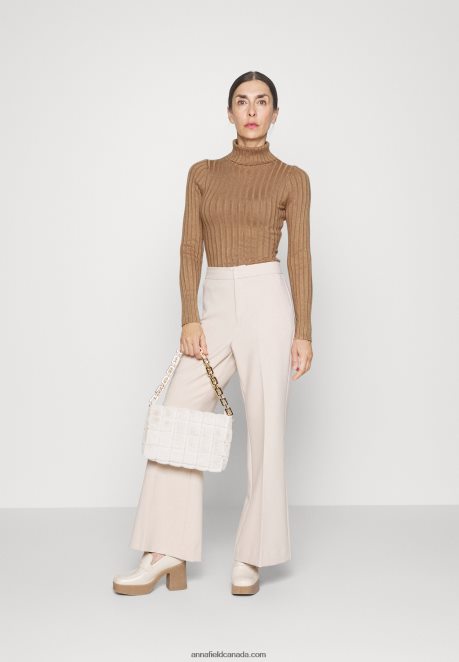 Anna Field Women Jumper Camel H42J4Z845