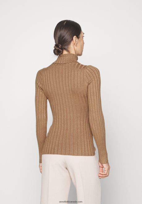 Anna Field Women Jumper Camel H42J4Z845