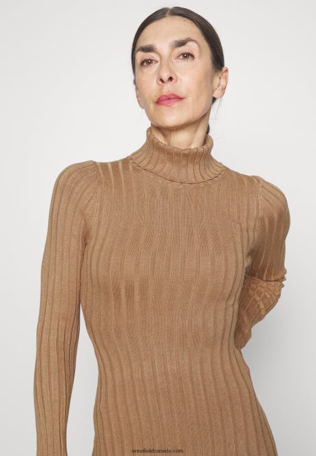 Anna Field Women Jumper Camel H42J4Z845
