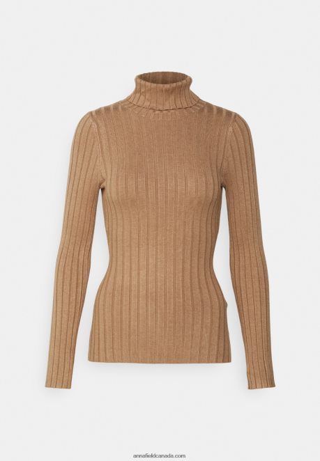 Anna Field Women Jumper Camel H42J4Z845