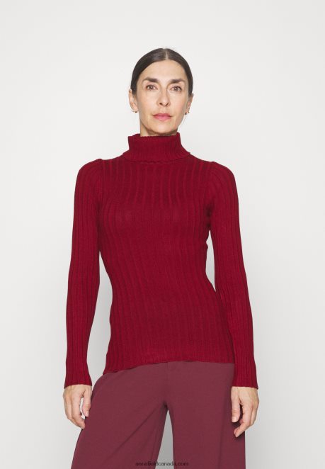 Anna Field Women Jumper Dark Red H42J4Z843