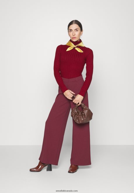 Anna Field Women Jumper Dark Red H42J4Z843