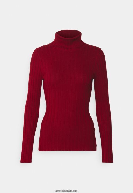 Anna Field Women Jumper Dark Red H42J4Z843
