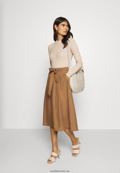 Anna Field Women Jumper Light Tan Melange H42J4Z836