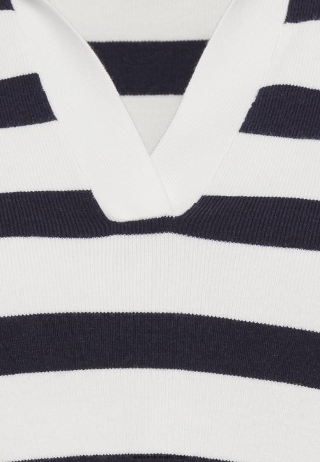 Anna Field Women Jumper Off-White/Dark Blue H42J4Z851