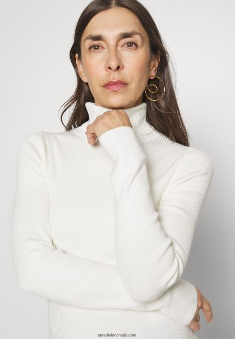 Anna Field Women Jumper Off-White H42J4Z839