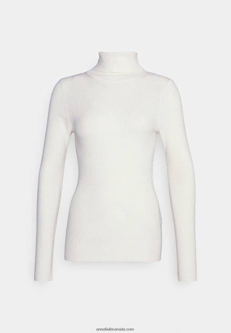 Anna Field Women Jumper Off-White H42J4Z839