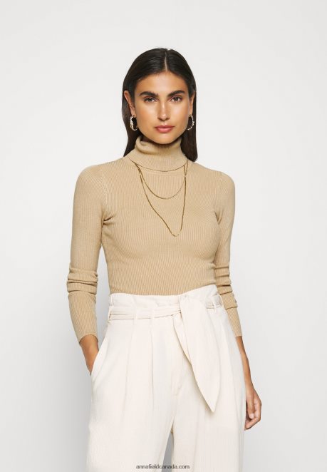 Anna Field Women Jumper Sand H42J4Z853