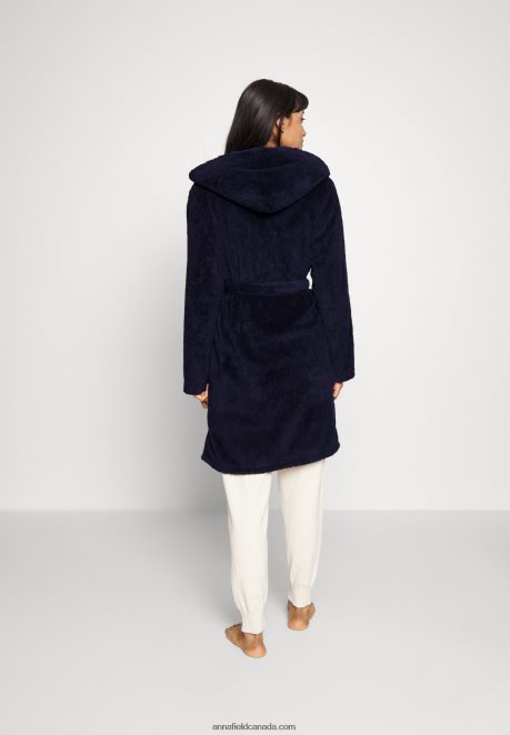 Anna Field Women Dressing Gown Blue H42J4Z1077