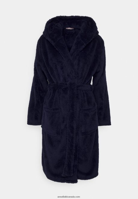Anna Field Women Dressing Gown Blue H42J4Z1077